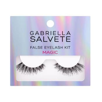 Gabriella Salvete False Eyelashes Magic umělé řasy umělé řasy 1 pár + lepidlo na řasy 1 g pro ženy