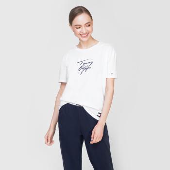 Tommy Hilfiger dámské bílé tričko Logo