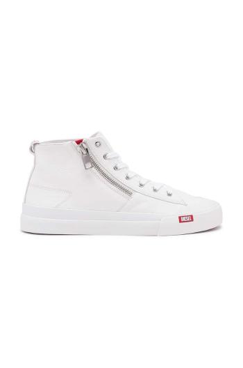 Kožené sneakers boty Diesel S-Athos Zip bílá barva, Y03267-P1732-T1003