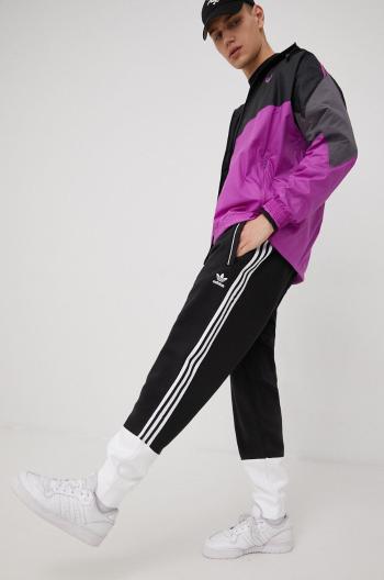 Tepláky adidas Originals HC2082 pánské, černá barva, vzorované