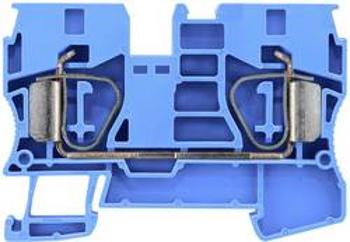 Průchodková svorka přípojka s pružinovým protitahem Siemens 8WH20000AJ01, modrá, 50 ks