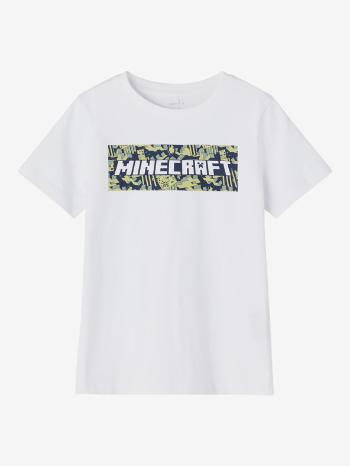 name it Minecraft Triko dětské Bílá