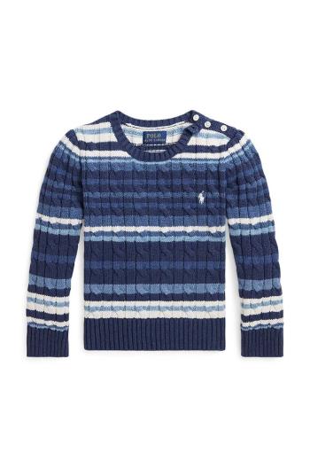 Dětský svetr Polo Ralph Lauren tmavomodrá barva, 312940988001