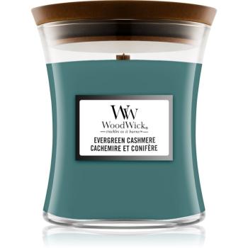 Woodwick Evergreen Cashmere vonná svíčka 275 g