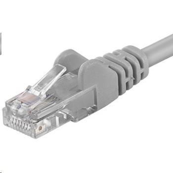 PREMIUMCORD Patch kabel UTP RJ45-RJ45 CAT5e 3m šedá