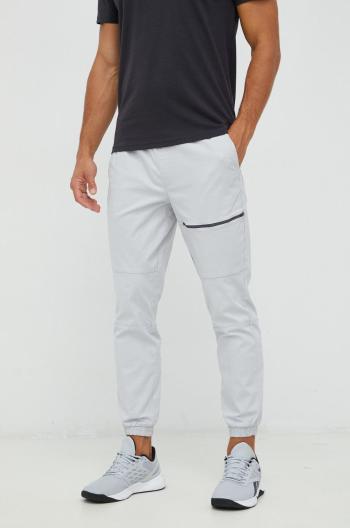 Kalhoty 4F pánské, šedá barva, jednoduché