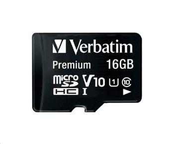 VERBATIM MicroSDHC 16GB CL10 44082