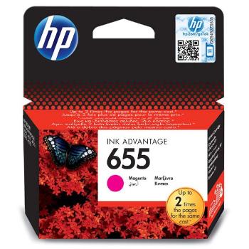 HP CZ111AE - originální cartridge HP 655, purpurová, 12ml