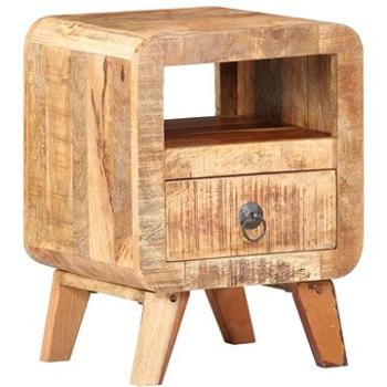 Noční stolek 30 × 30 × 41 cm hrubé mangovníkové dřevo (321616)