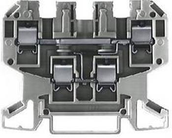 Dvojitá svorka šroubovací Siemens 8WA10116EG22, 6.5 mm, šedá, 10 ks