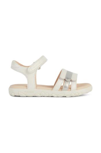 Dětské sandály Geox SANDAL HAITI bílá barva