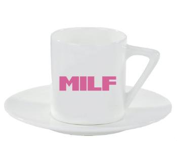 Espresso hrnek s podšálkem 100ml MILF