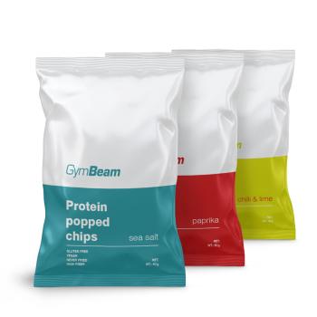 Proteinové čipsy 7 x 40 g mořská sůl - GymBeam