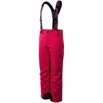 Hi-Tec DRAVEN JR Juniorské lyžařské kalhoty, růžová, velikost 152