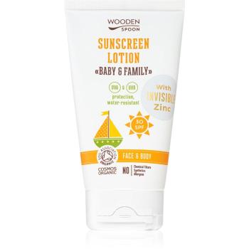 WoodenSpoon Baby&Family ochranné opalovací mléko SPF 30 150 ml