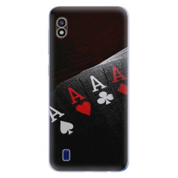 Odolné silikonové pouzdro iSaprio - Poker - Samsung Galaxy A10