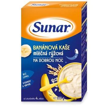 Sunar mléčná kaše na dobrou noc banánová rýžová 225 g (8592084409524)