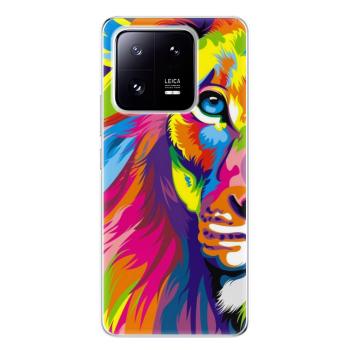 Odolné silikonové pouzdro iSaprio - Rainbow Lion - Xiaomi 13 Pro