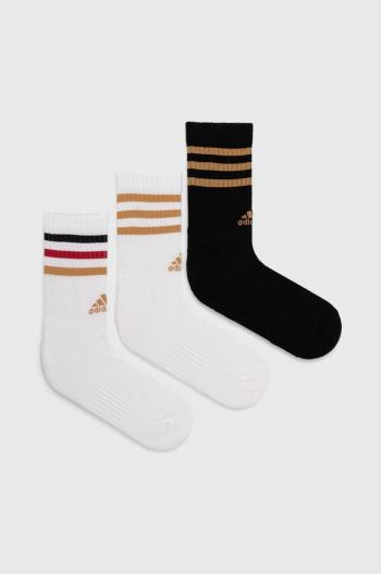 Ponožky adidas Essentials 3-pack bílá barva, IY8642