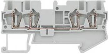 Průchodková svorka přípojka s pružinovým protitahem Siemens 8WH20040AE00, šedá, 50 ks