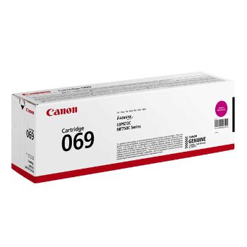 CANON 069 M - originální toner, purpurový, 2100 stran