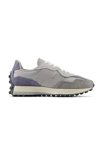 Kožené sneakers boty New Balance U327WGC šedá barva, U327WGC