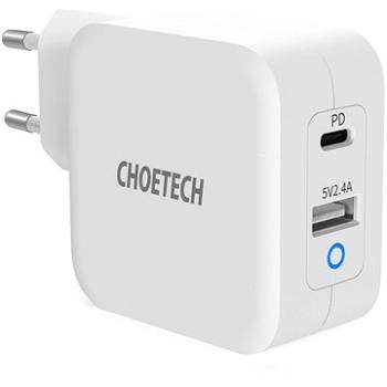 ChoeTech GaN Mini 65W Fast Charger White (PD8002-EU)