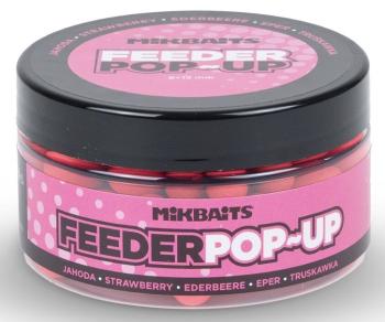 Mikbaits plovoucí boilie feeder pop-up 100 ml 8+12 mm - jahoda