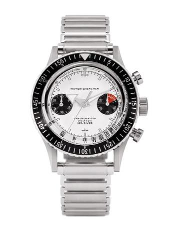 Nivada Grenchen Chronomaster White Panda Manual - Forstner Bonklip