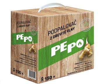 PE-PO podpalovač z dřevité vlny 150 ks