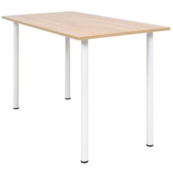 Jídelní stůl 120x60x73 cm barva dub a bílý (245728)