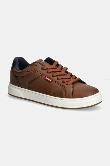 Sneakers boty Levi's RUCKER hnědá barva, D7758-0004