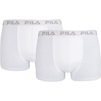 Fila MAN BOXERS 2 PACK Pánské boxerky, bílá, velikost M