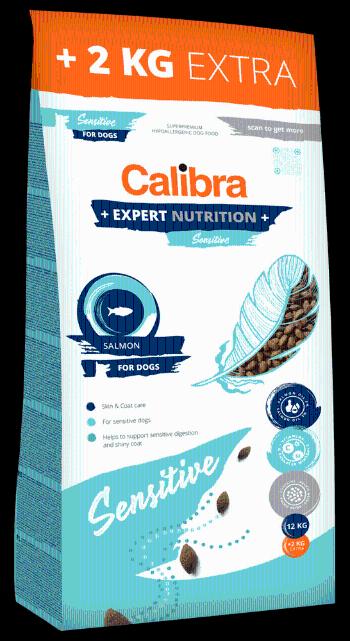 Calibra Dog EN Sensitive Salmon NEW 12 kg + 2 kg