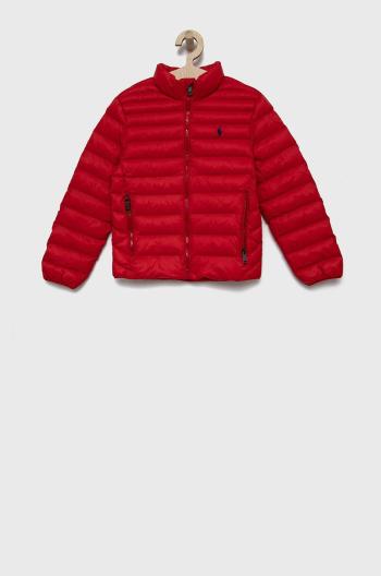 Dětská bunda Polo Ralph Lauren červená barva