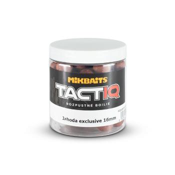 Mikbaits Rozpustné boilie TactiQ Jahoda exclusive 250ml - 16mm