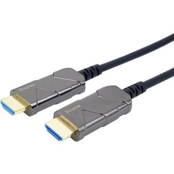PremiumCord Ultra High Speed HDMI 2.1 optický fiber kabel 8K@60Hz, 4K@120Hz, 5m zlacené (kphdm21x05)