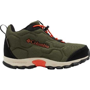 Columbia CHILDREN FIRECAMP MID SLEDDER WP Dětské trekingové boty, khaki, velikost 27