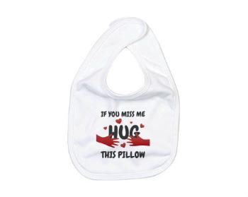 Dětský bryndák celobarevný Hug this pillow