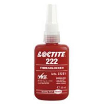 Lepidlo pro zajištění šroubů Loctite 222, 142485, 50 ml nízká