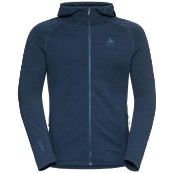 Odlo M ASCENT PW 220 MID LAYER HOODY Pánská mikina, modrá, velikost