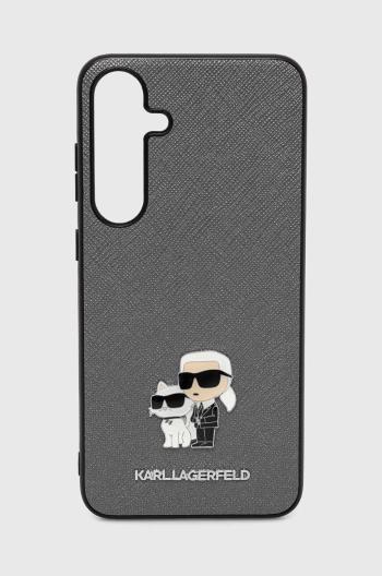 Obal na telefon Samsung Galaxy Karl Lagerfeld S24 + S926 šedá barva, KLHCS24MPSAKCMPG