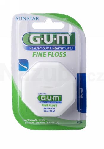 GUM Fine waxed voskovaná zubní nit 55 m