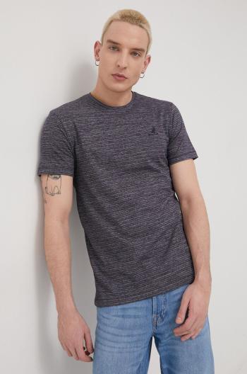 Bavlněné tričko Only & Sons tmavomodrá barva, vzorovaný