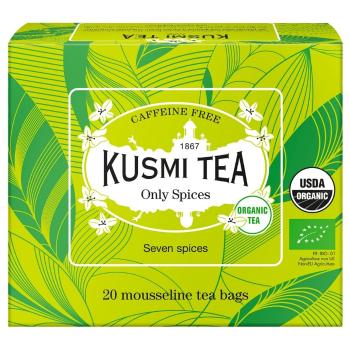 Bylinný čaj ONLY SPICES Kusmi Tea 20 mušelínových sáčků