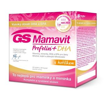 GS Mamavit Prefolin + DHA 30 tablet + 30 kapslí