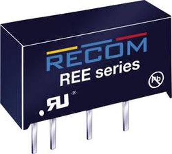 DC/DC měnič Recom REE-0505S (10016267), vstup 5 V/DC, výstup 5 V/DC, 200 mA, 1 W