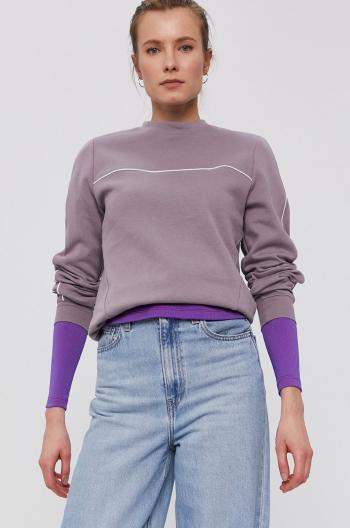 Mikina Nike Sportswear dámská, fialová barva, hladká