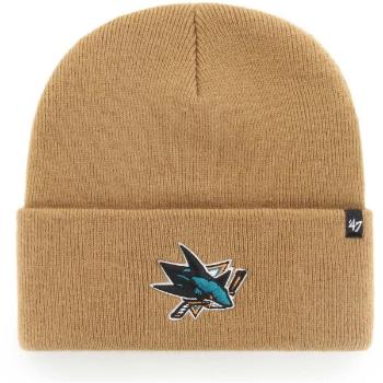 47 NHL SAN JOSE SHARKS HAYMAKER '47 CUFF KNIT BLK Zimní čepice, béžová, velikost