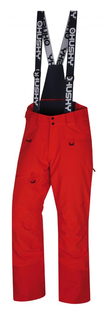 Husky Pánské lyžařské kalhoty  Gilep M výrazně červená Velikost: XXL